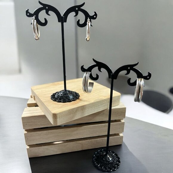 STERLING SILVER EARRINGS -NWOT- - Picture 4 of 5